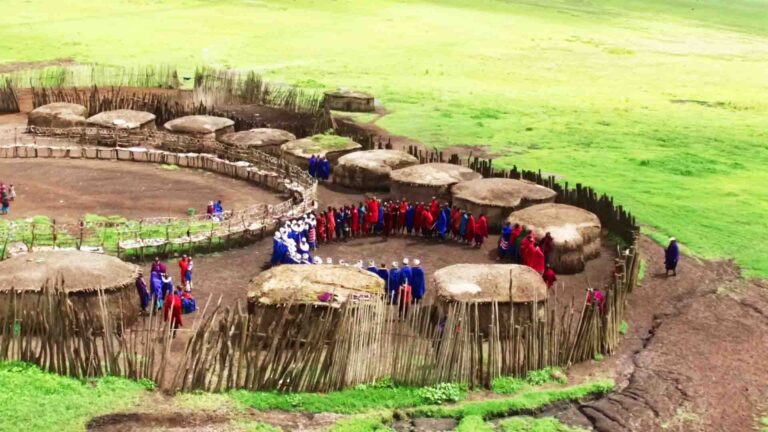Maasai boma near Arusha – contact a Tanzania tour operator